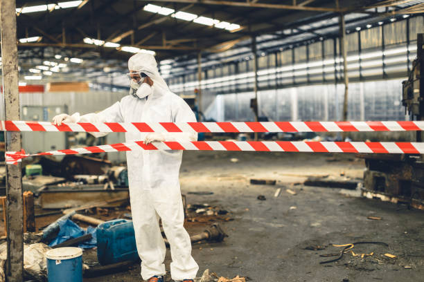 Professional Biohazard technician working in Little Sioux, IA